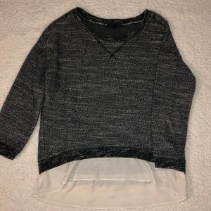 american eagle outfitters grey sweater size xs